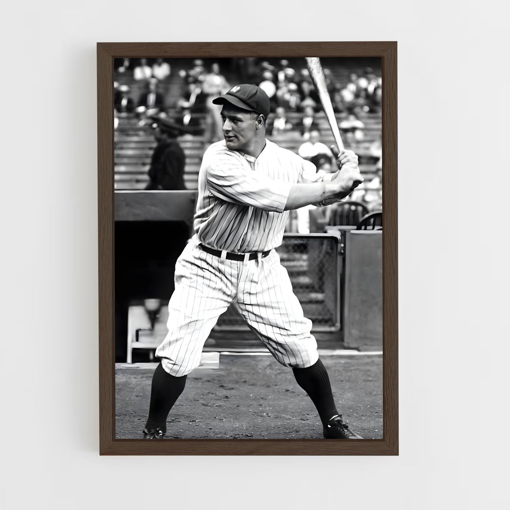 Poster Lou de gehrig – affiche Baseball (vue 5)